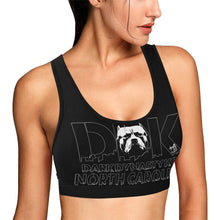 Load image into Gallery viewer, Black Sports Bra