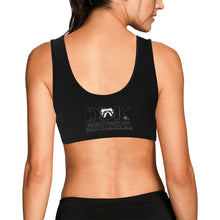 Load image into Gallery viewer, Black Sports Bra