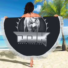 Load image into Gallery viewer, Beach towel Circular Beach Shawl 59"x 59"
