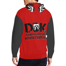 Load image into Gallery viewer, Black/Red Mens Hoodie