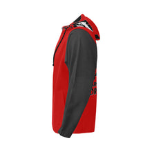 Load image into Gallery viewer, Black/Red Mens Hoodie
